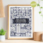 Personalised How To Cook Everything Vegetarian Print