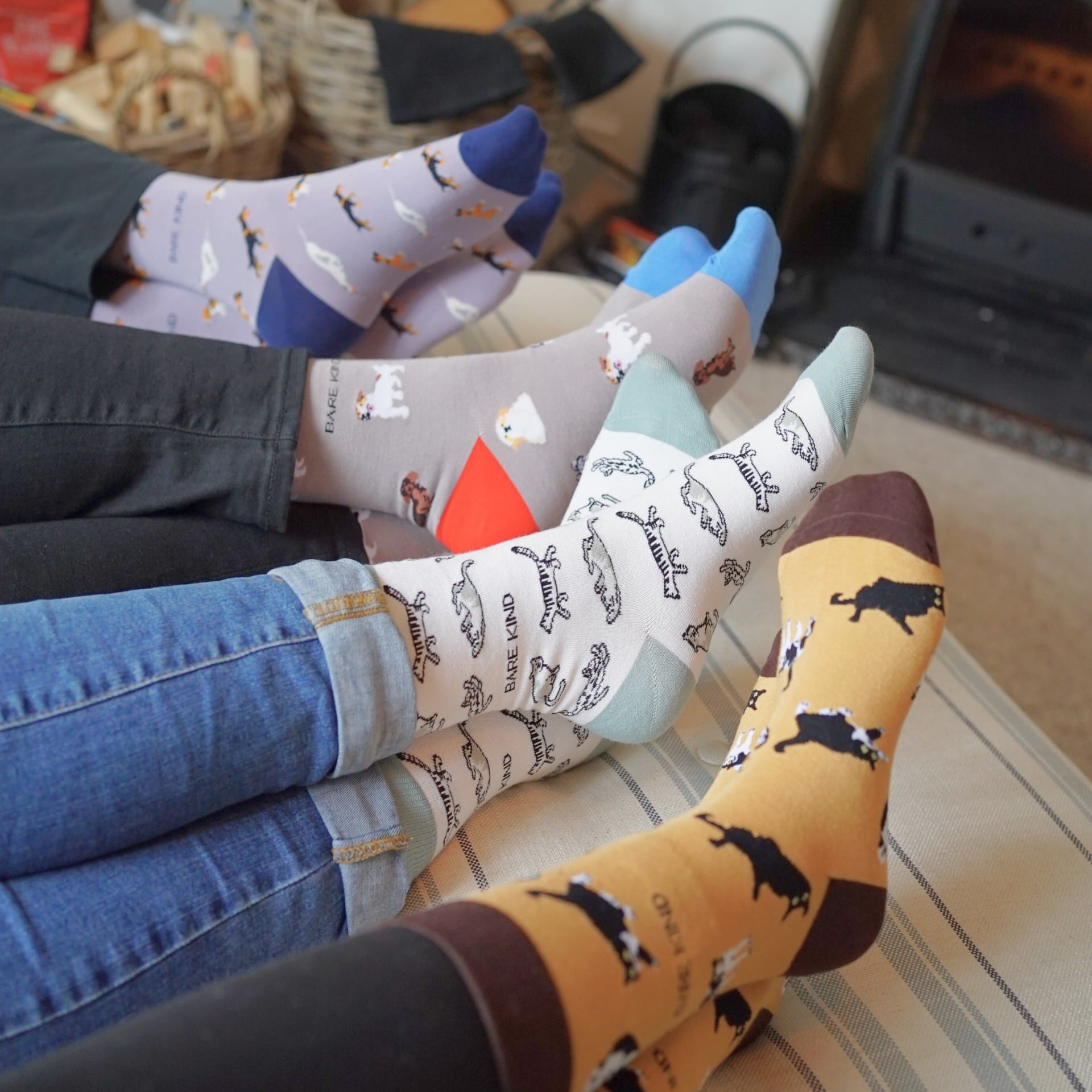 The Paws & Claws Bamboo Sock Set
