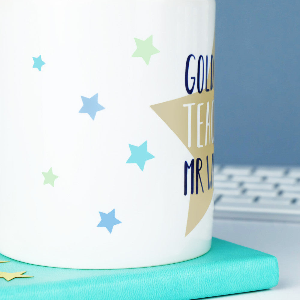 Personalised Star Teacher Mug