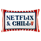 Netflix & Chill Needlepoint Cushion