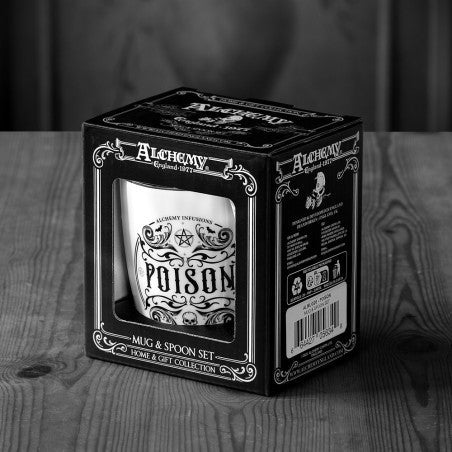 Alchemy Gothic Poison Mug & Spoon Set