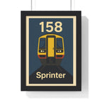 Class 158 Sprinter Train Poster – Regional Railways Wall Art Print A3 Framed