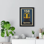 Class 158 Sprinter Train Poster – Regional Railways Wall Art Print