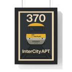 Class 370 APT Poster – Advanced Passenger Train Retro Railway Wall Art A3 Framed