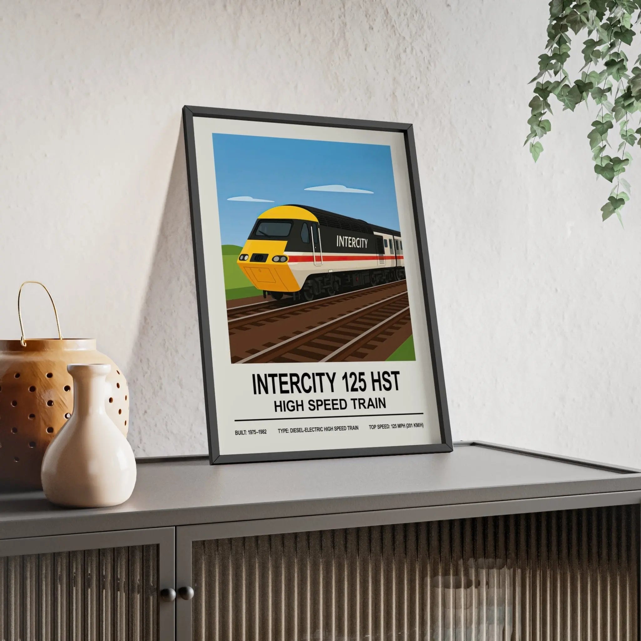 InterCity 125 HST Poster | High Speed Train Wall Art