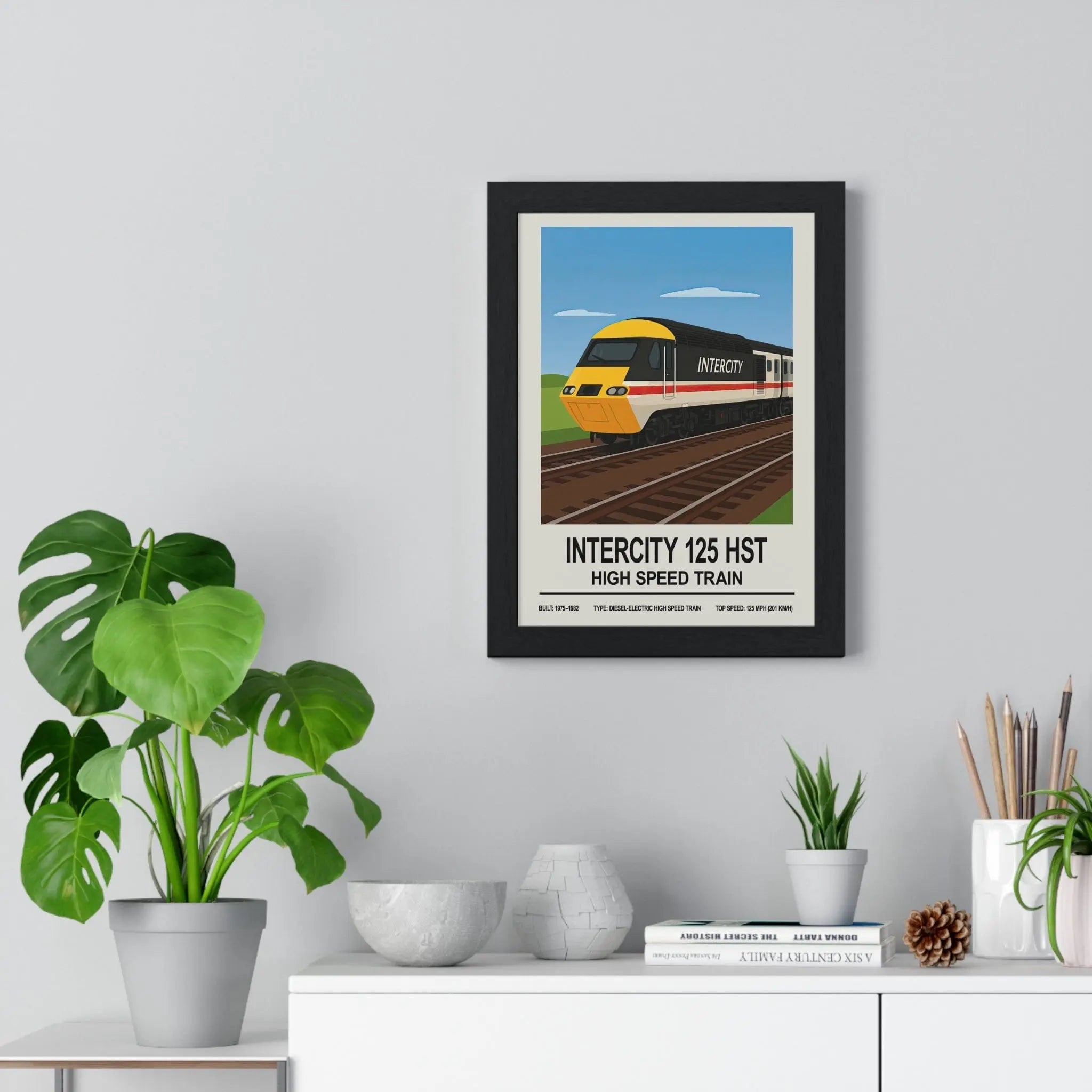 InterCity 125 HST Poster | High Speed Train Wall Art
