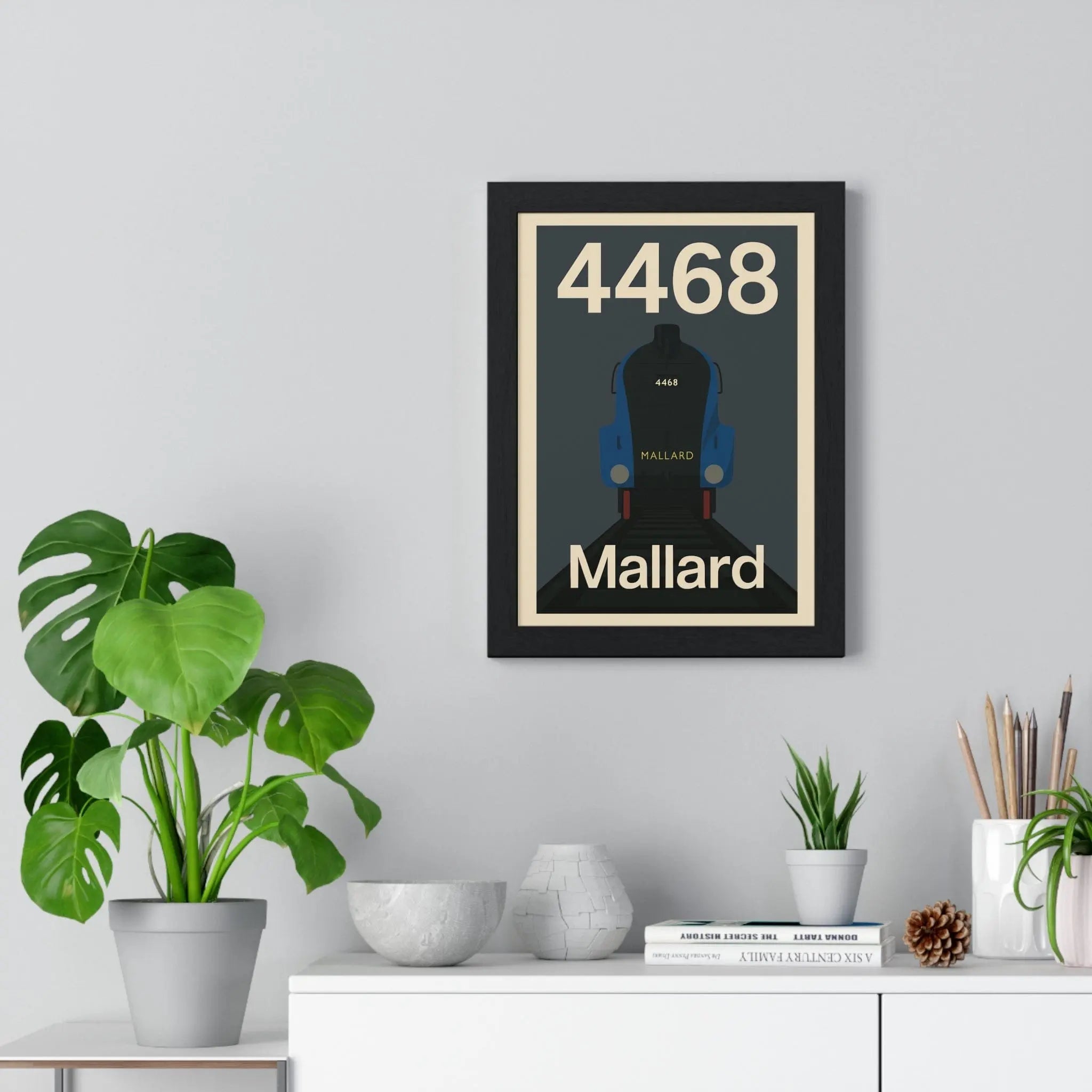 Mallard 4468 Poster Print | Iconic Train Wall Art