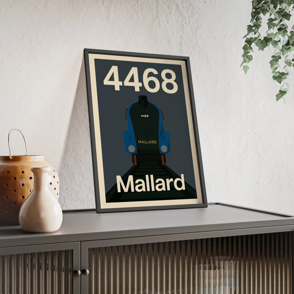 Mallard 4468 Poster Print | Iconic Train Wall Art