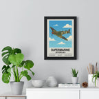 Spitfire Poster | Supermarine Spitfire Mk I Aviation Wall Art