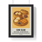 Dim Sum Wall Art – Chinese Kitchen & Dining Room Print A3 Framed