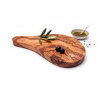 23cm Premium Olive Wood Sushi Board – Artisan Handcrafted Nigiri & Sashimi Serving Platter – Small Live Edge Charcuterie & Appetizer Tray