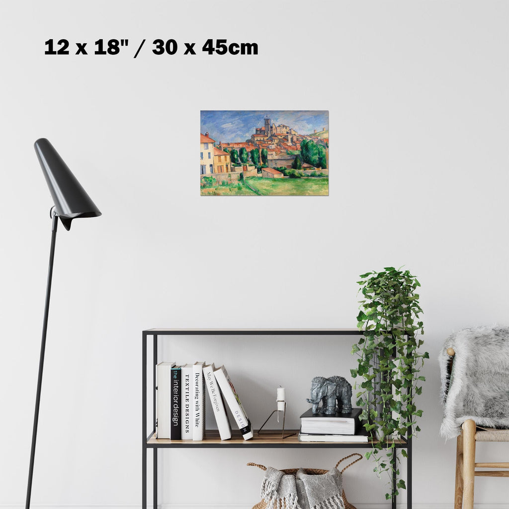 "Gardanne" by Paul Cezanne on Canvas, Framed Canvas, Acrylic, Framed Prints or Print-only