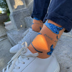 Orange Lover 4 Bamboo Sock Set