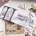 100% Recycled World Travel Colouring Book