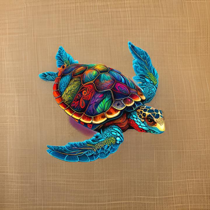 Wooden Animal and Nature Puzzles Turtle