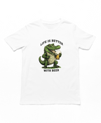 Life Is Better With Beer T-Shirt White
