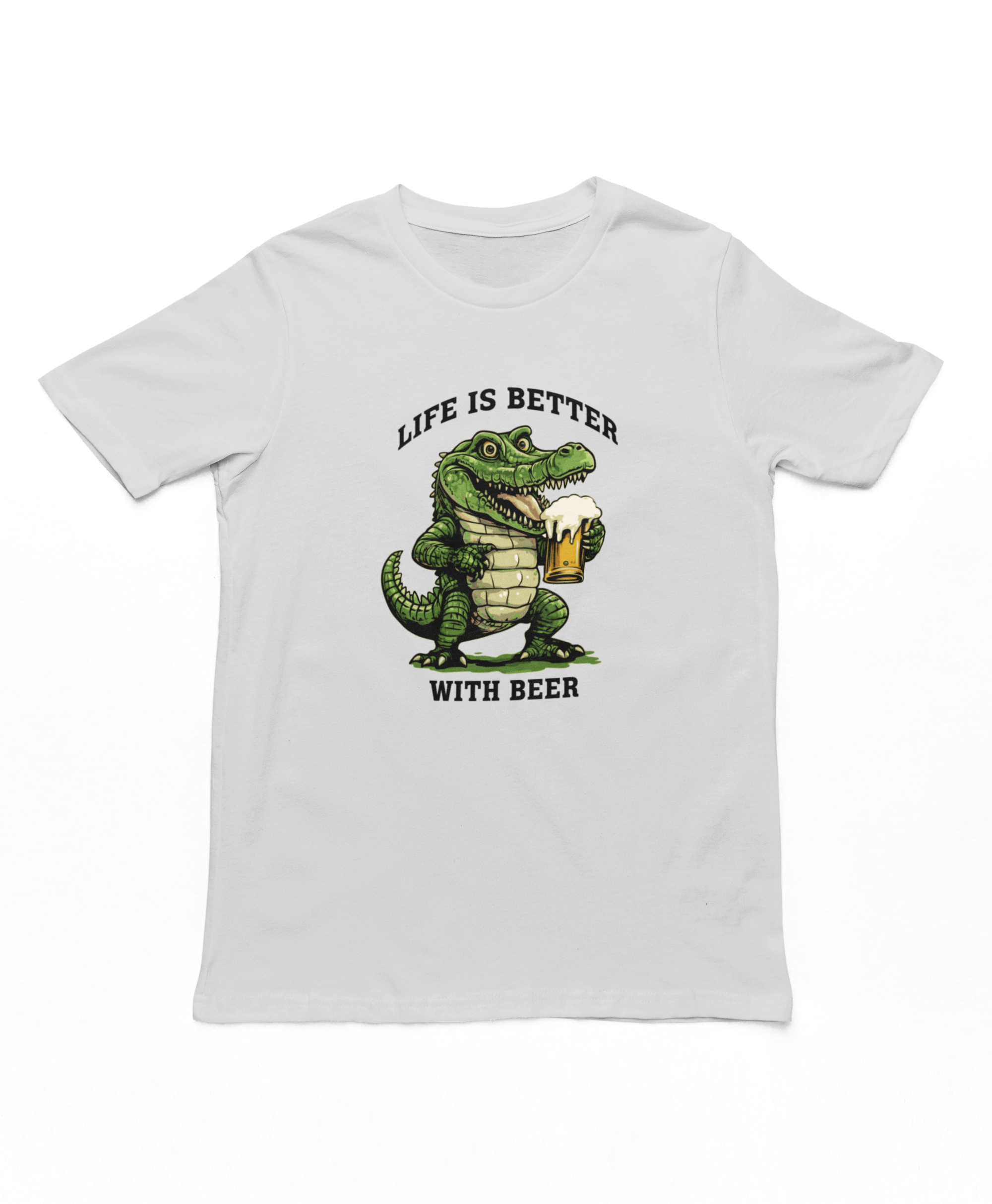Life Is Better With Beer T-Shirt Heather Grey