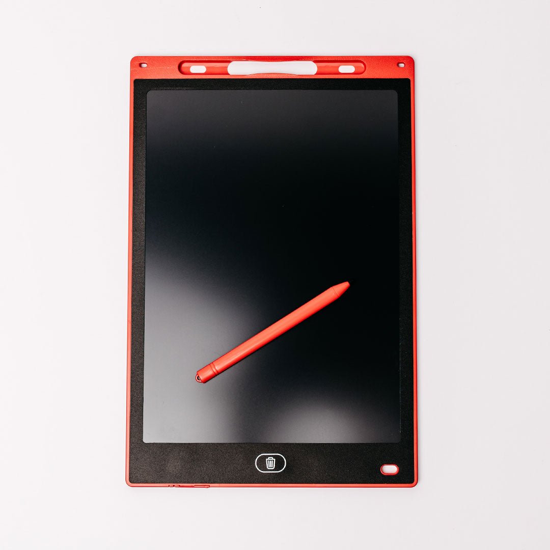 SketchPad - Portable Fun Drawing Doodle Board Red Tablet & Free Accessory Pack