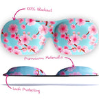 Contoured 3D Blackout Sleep Mask - Cherry Blossom Print