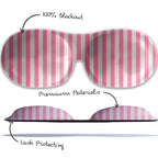 Contoured 3D Blackout Sleep Mask - Candy Shop Print