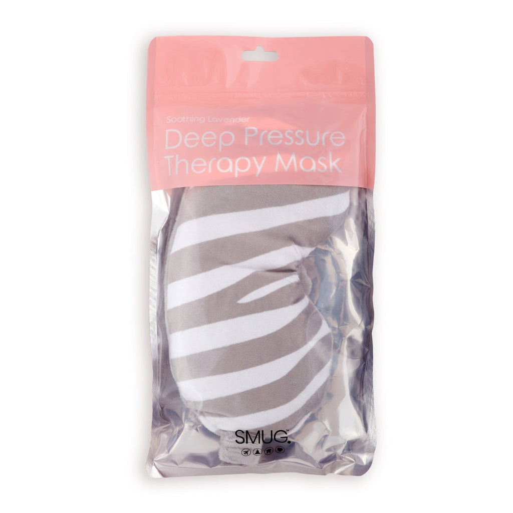 Lavender Deep Pressure Therapy Mask - Zebra Print