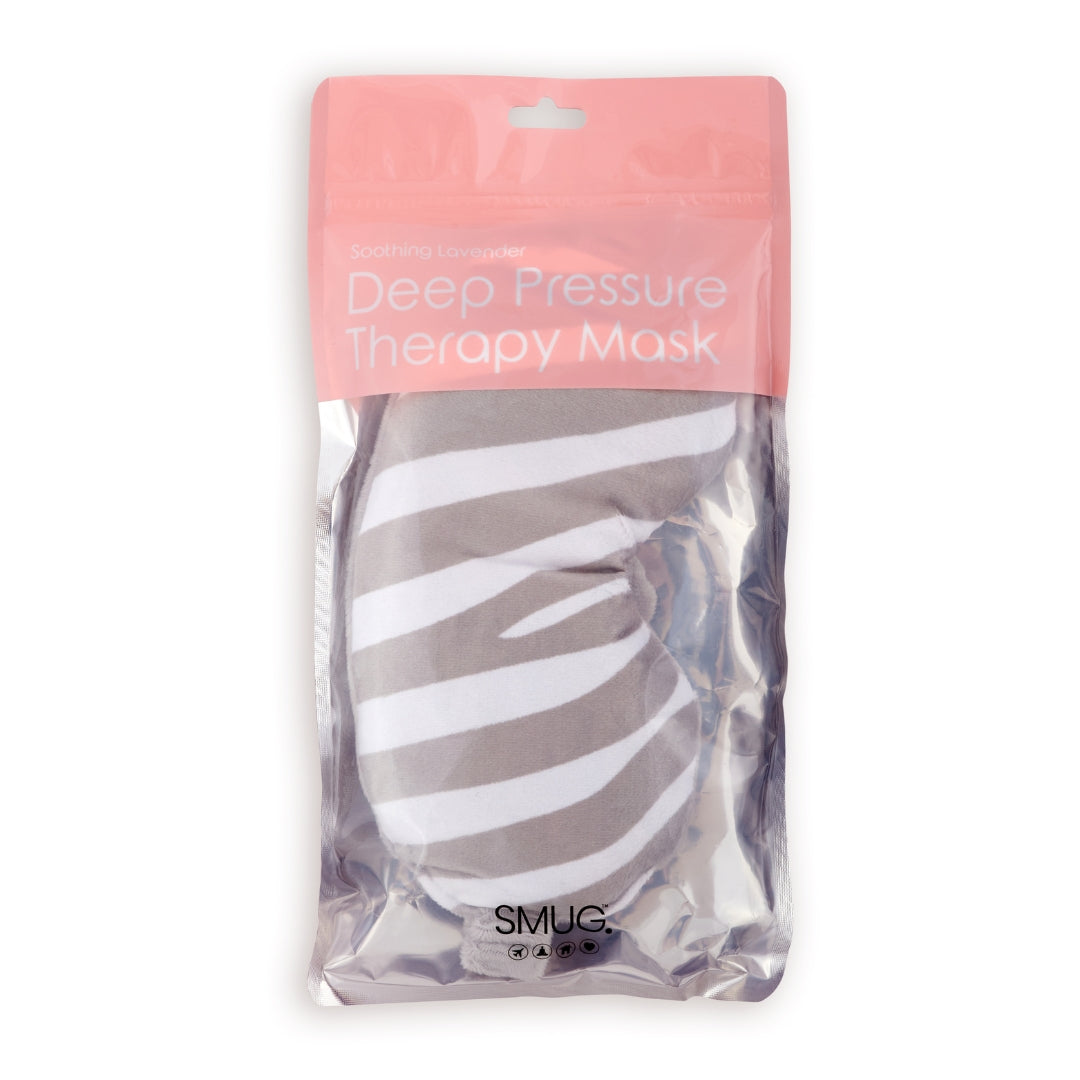 Lavender Deep Pressure Therapy Mask - Zebra Print