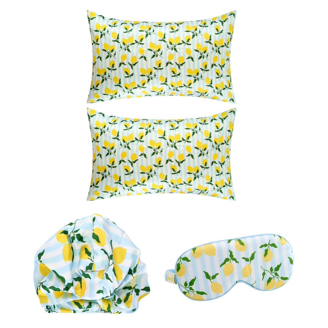Dream & Glow Set - Various Prints Lemon Stripe