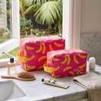 Wash Bag - Banana Print