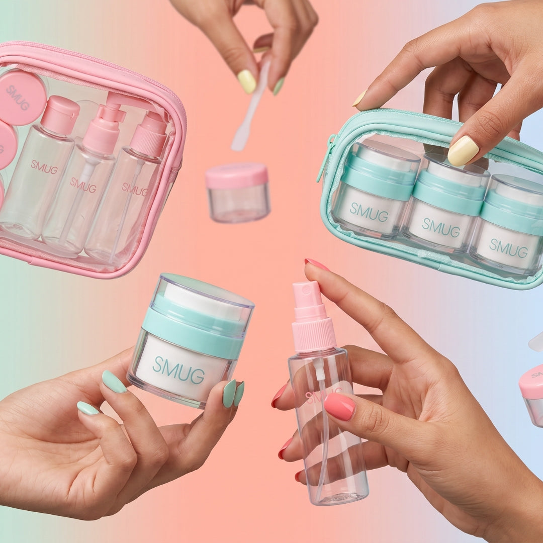 Travel Pump Jar Set - Mint Green