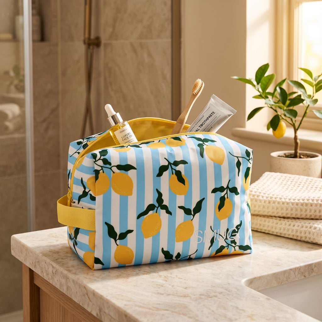 The Weekend Away Gift Set - Lemon Stripe