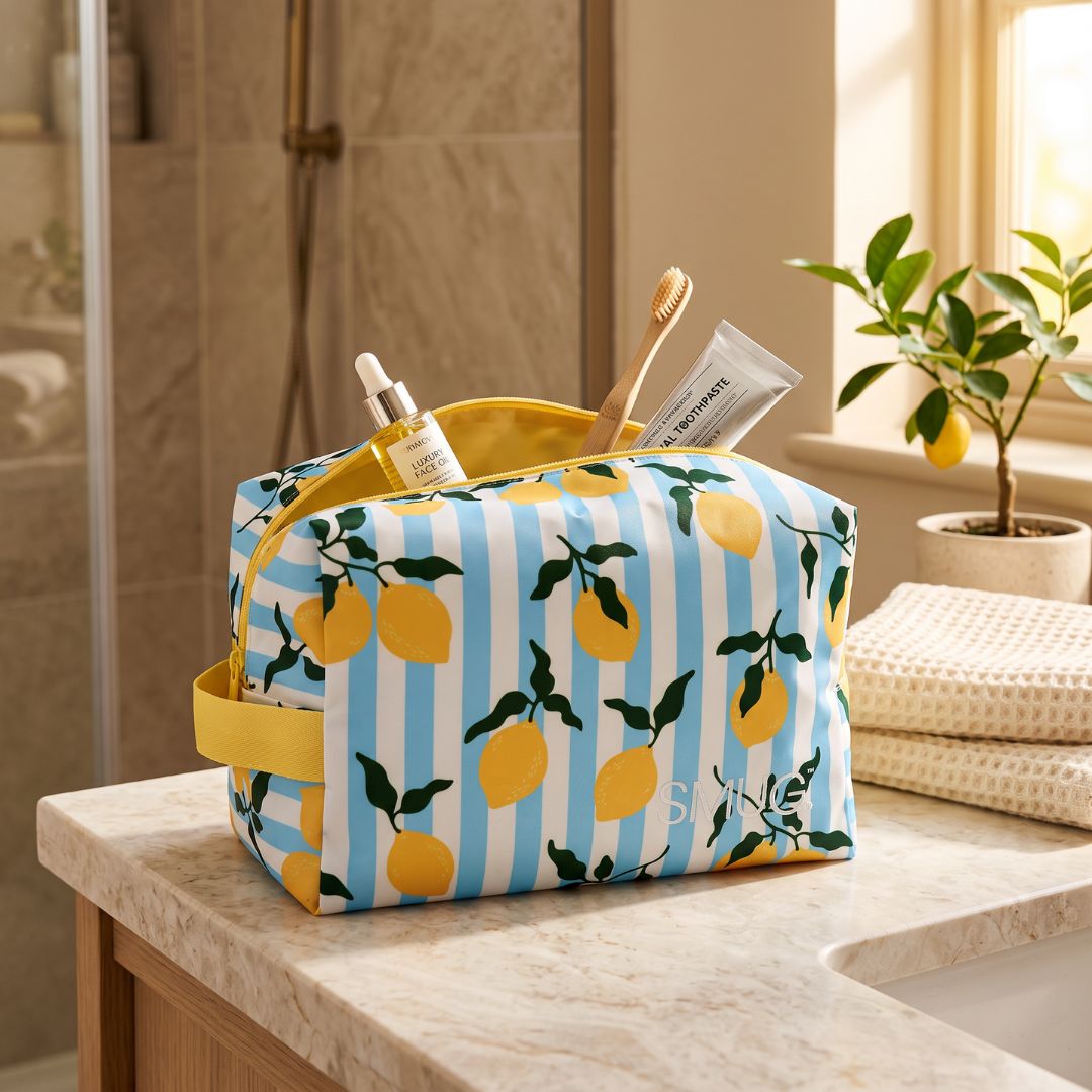 The Weekend Away Gift Set - Lemon Stripe
