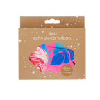 Satin Sleep Turban, Tropical Flamingo