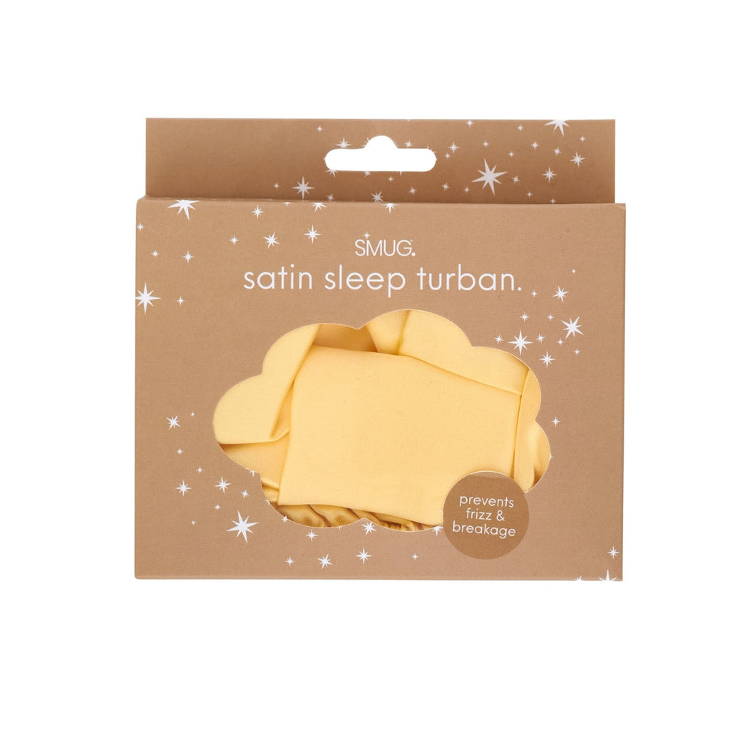 Satin Sleep Turban, Vanilla