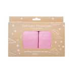 Soft Satin Pillowcase Set, Blush