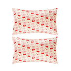 Soft Satin Pillowcase Set, Cherry Bows