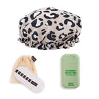 Shower & Spa Set - Various Prints Grey Leopard