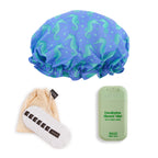 Shower & Spa Set - Various Prints Seahorse