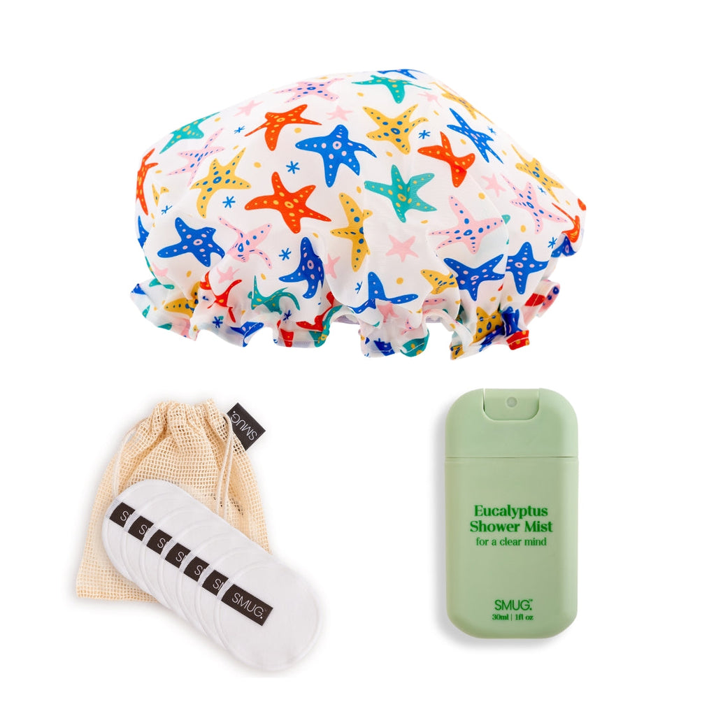 Shower & Spa Set - Various Prints Starfish