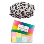 Shower Sanctuary Set - Various Prints Grey Leopard
