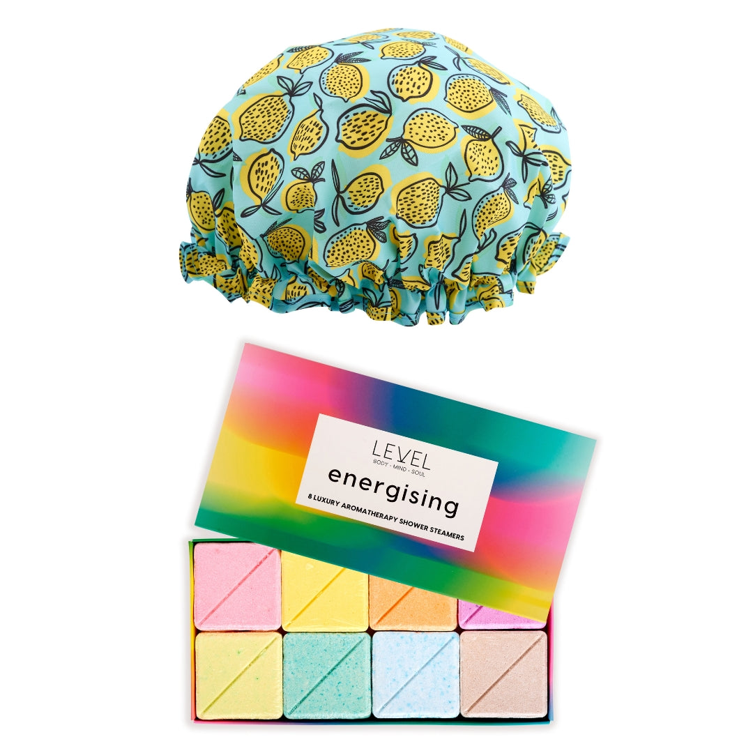 Shower Sanctuary Set - Various Prints Lemon