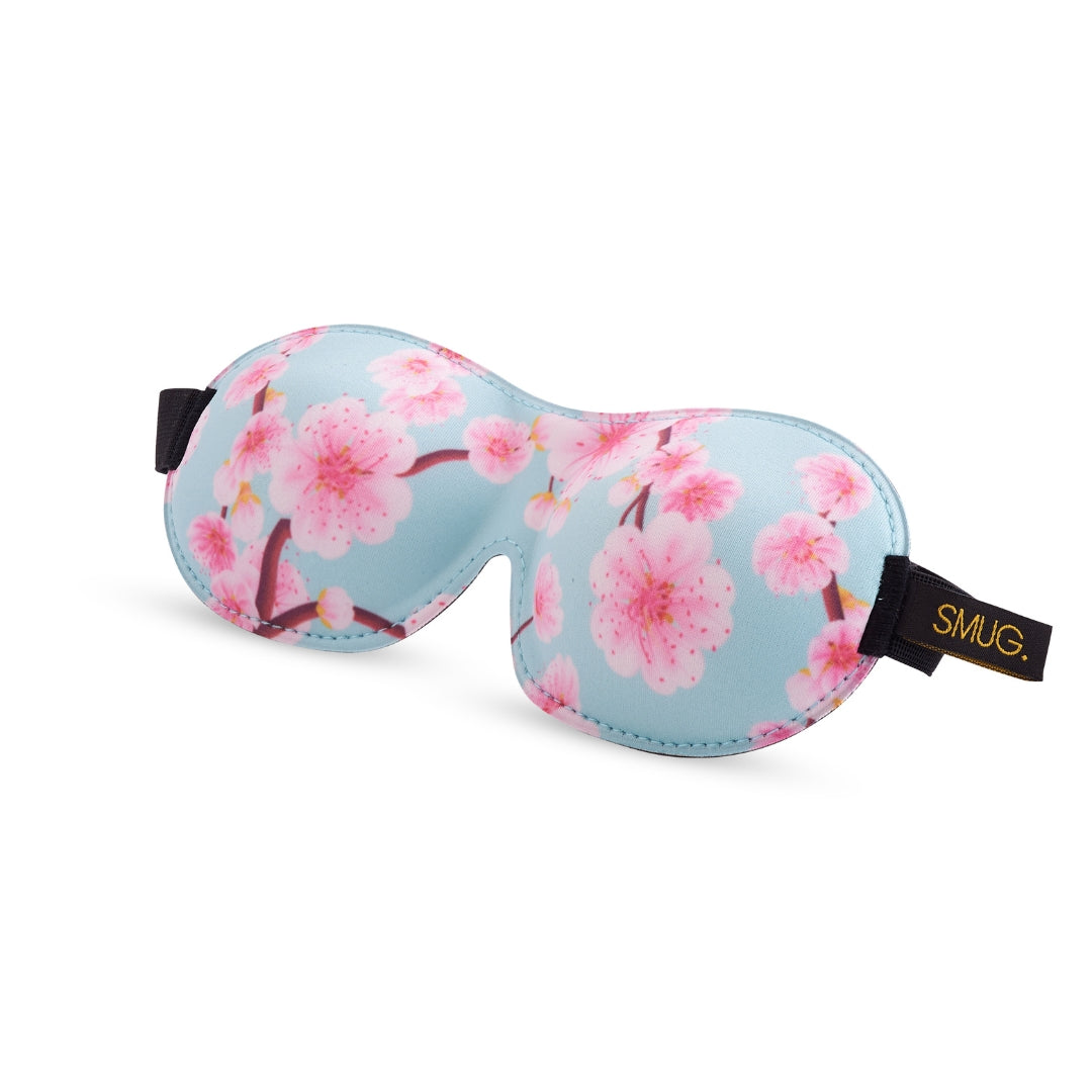 Contoured 3D Blackout Sleep Mask - Cherry Blossom Print Sleep Mask Only