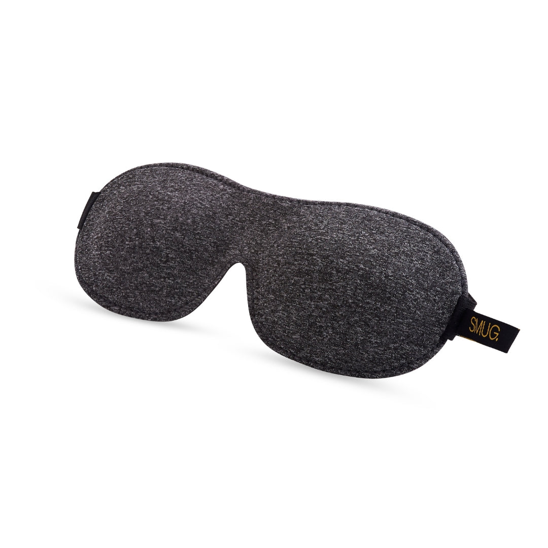 Contoured 3D Blackout Sleep Mask - Dark Grey Marl Sleep Mask Only
