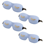 Contoured Sleep Mask Multipack Sets - Various Designs Wink Baby Blue