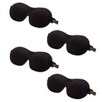 Contoured Sleep Mask Multipack Sets - Various Designs Black