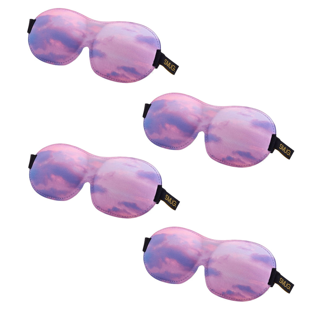 Contoured Sleep Mask Multipack Sets - Various Designs Cloudy Sky