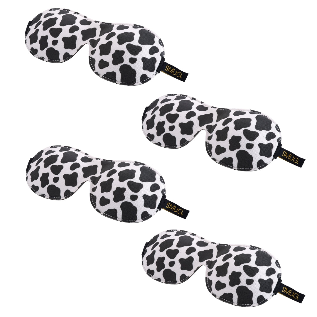 Contoured Sleep Mask Multipack Sets - Various Designs Cow