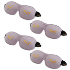 Contoured Sleep Mask Multipack Sets - Various Designs Wink Grey