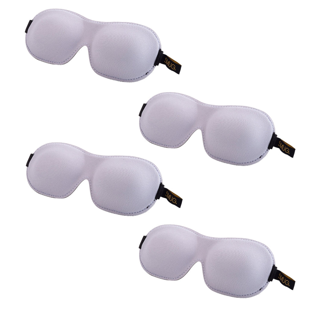 Contoured Sleep Mask Multipack Sets - Various Designs Grey