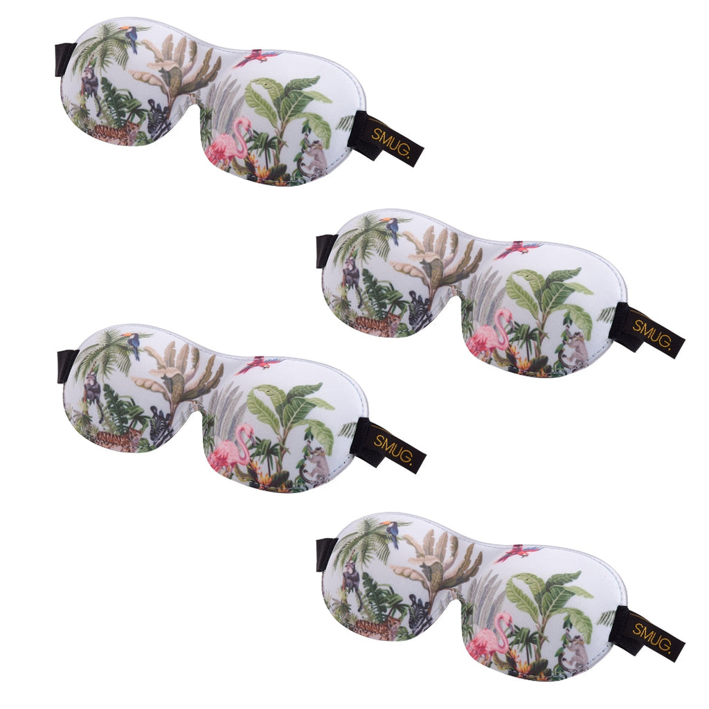 Contoured Sleep Mask Multipack Sets - Various Designs Jungle
