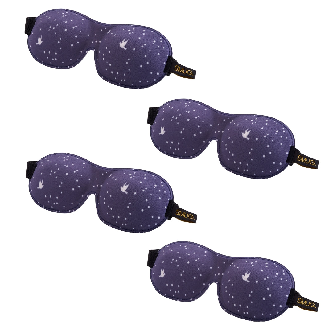 Contoured Sleep Mask Multipack Sets - Various Designs Night Sky